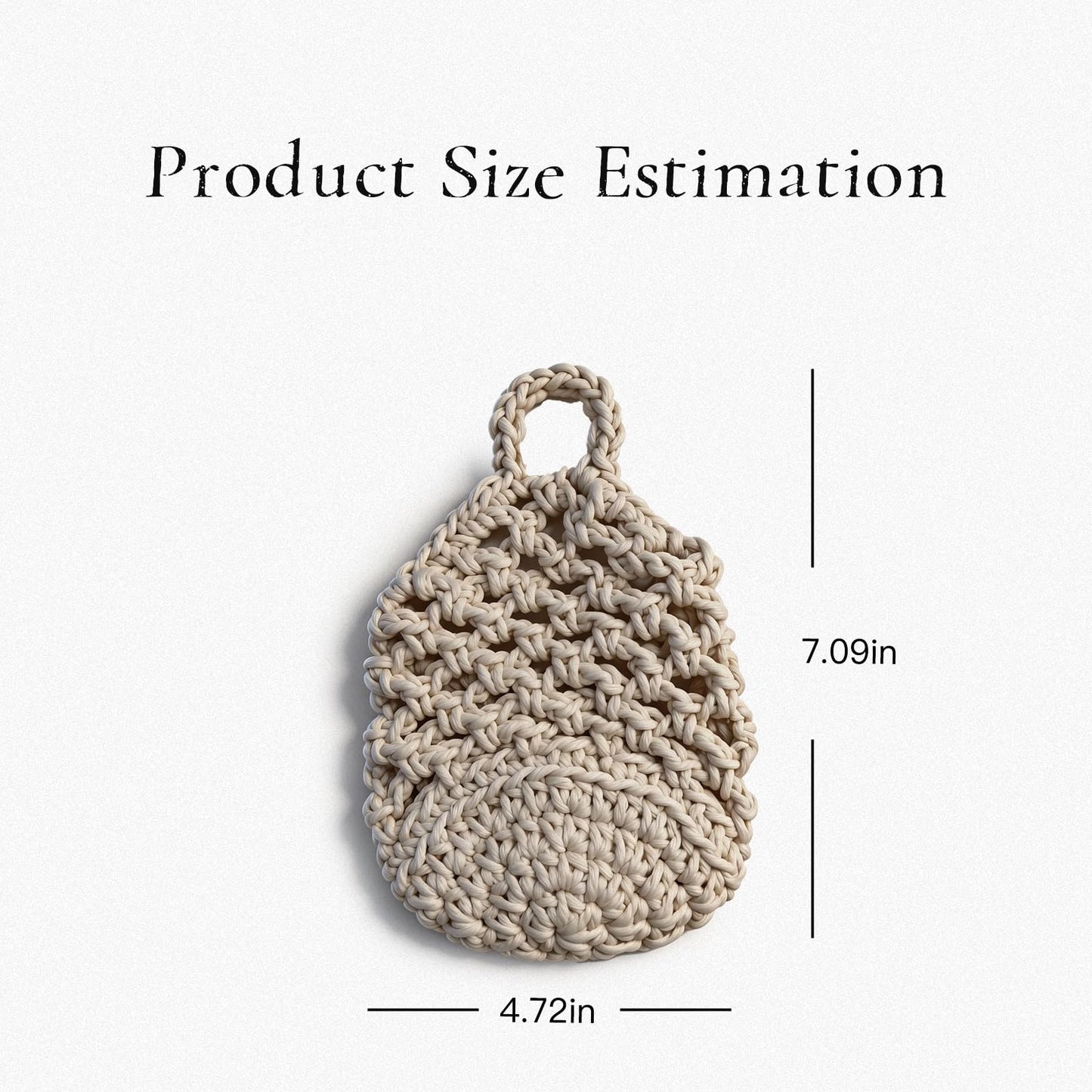 DHSUN Plant Hanger Indoor, Macrame Plant Hanger for Small Potted Plants Succulents, Fits Up to 2.6 Inch Flower Pot(Ivory, 3 Pack)