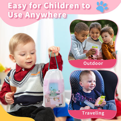 Aullsaty Toddler Toys Bilingual English and Spanish Talking Flash Cards for 1 2 3 4 5 6 Year Old Boys and Girls, Autism Sensory Toys for Autistic Children, Learning Educational Speech 250 Sight Words