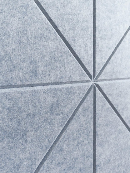 Cork Board 24 x36 Alternative - 6 Pack Felt Wall Tiles with Safe Removable Adhesive Tabs, Cork Boards for Walls Cork Board for Home Office Pin Board Tack Board - Blue Marble