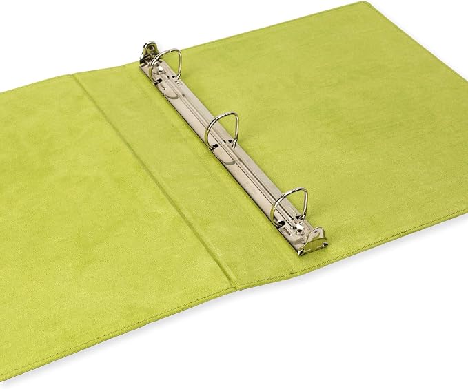 Vault X Slim Ring Binder, 540 Cards, fits 9 Pocket Pages, Exo-Tec Material, 3 D-Ring Folder, for Trading Cards (Black/Green)