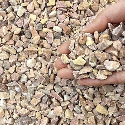FANTIAN 5lbs Natural Pea Gravel Pebbles, 3/8 Inch Decorative Succulent Rocks Pebbles for Indoor Plants. River Rocks for Vase and Outdoor Garden Landscaping Rocks