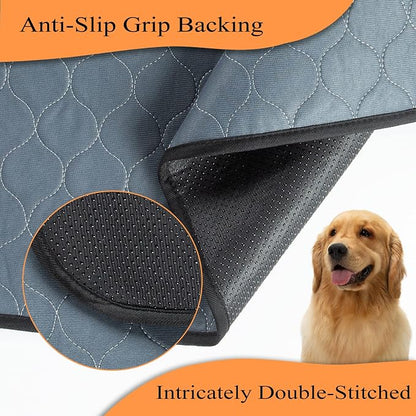 Bunlitent Washable Pee Pads for Dogs 5 Pack, 30x34, Reusable Puppy Pads, Washable Potty Pads with Quick Dry, Anti-Slip Dog Cat Pee Pads, Whelping Pads, Puppy Mat
