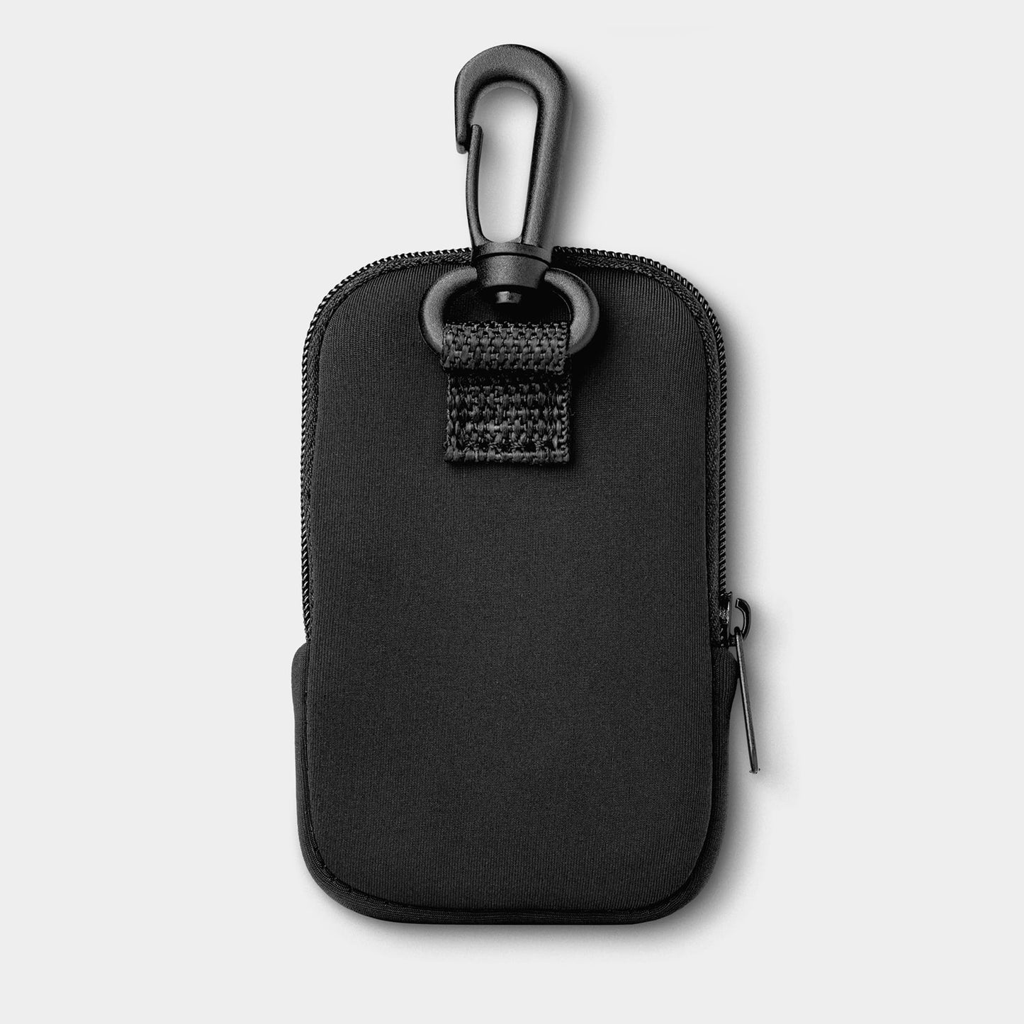 Touchette Zippered Pouch with Snap Hook – Attachable Bag Accessory Compatible with 1 FL OZ Touchland Hand Sanitizer – Black