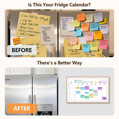 Digital Calendar, 15.6 Inch Wall Planner Electronic Calendar & Chore Chart, Smart Touchscreen Interactive Display for Family Schedules, Great for Organizing Your Routines, Wall & Desk Mountable