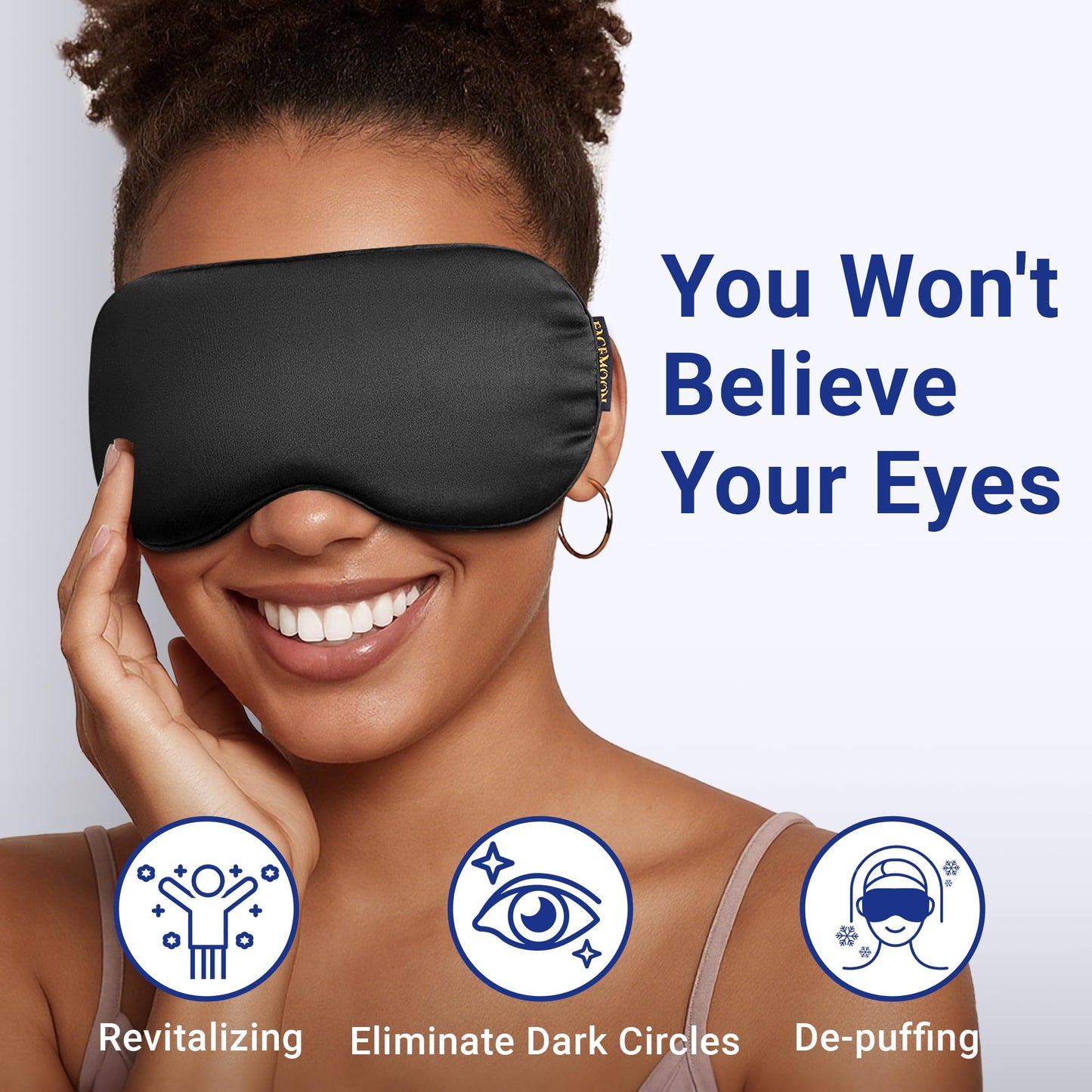 Coolig Eye Mask for Puffy Eyes: Fsa Eligible Items Hsa, Cold Compress for Migraines Headache After Surgery & Puffiness, Reusable Face Ice Pack Gel Sleep Mask for Dark Circles, Relaxing Gifts(Purple)