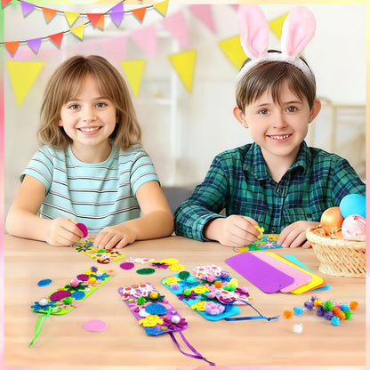 Easter Kids Craft Kit 36Sets Spring Foam Stickers Bookmark Ornament Decor
