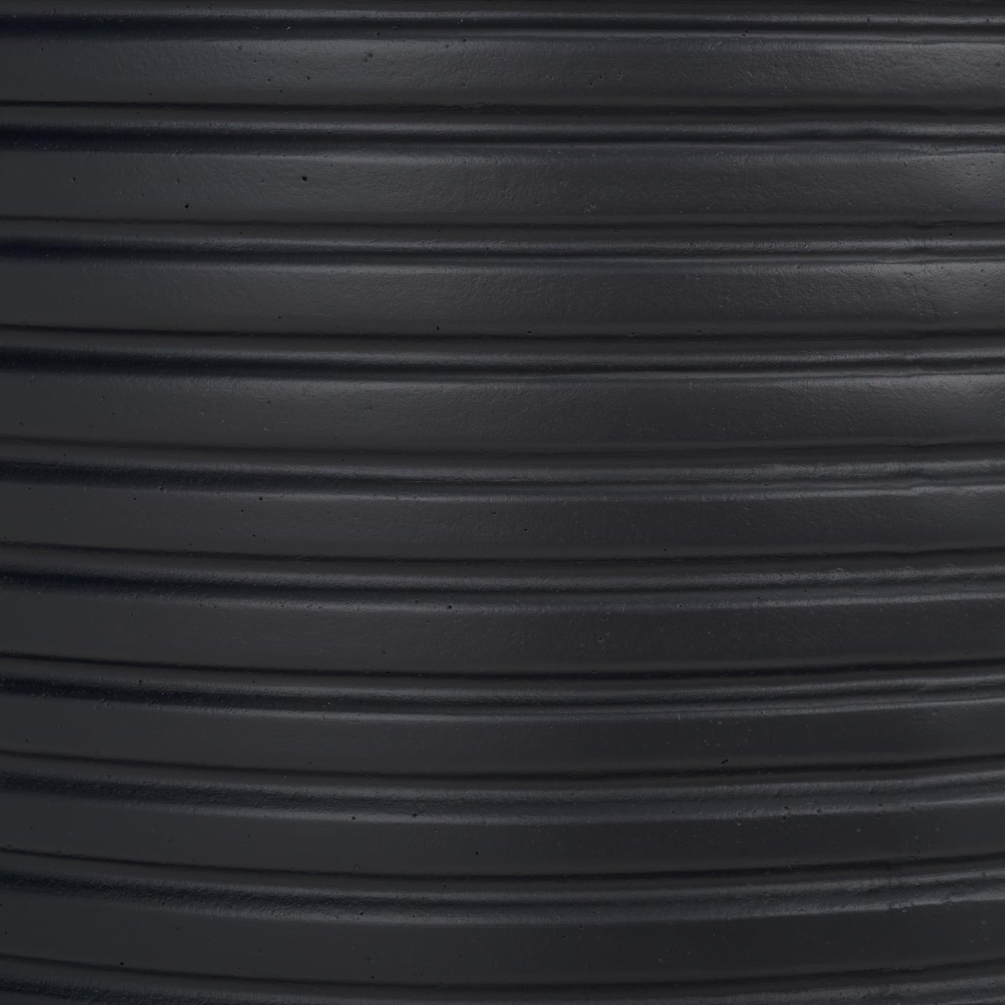 SAFAVIEH Outdoor - Nardo Black Cement Ficonstone Planter Pot with Drainage Hole, Frost Resistant Garden Planter for Patio, Deck, Backyard, 22.83" W x 22.83" D x 18.11" H (PAT1531A)