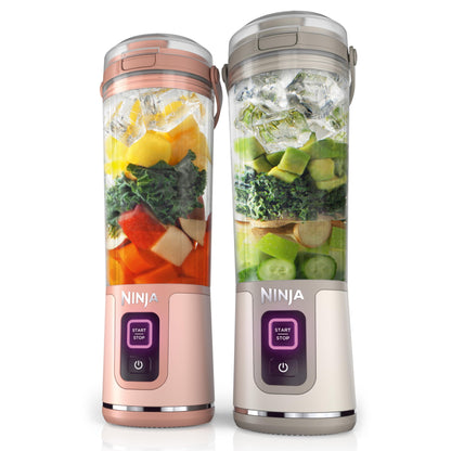 Ninja BC151BK Blast Portable Blender, Cordless, 18oz. Vessel, Personal Blender-for Shakes & Smoothies, BPA Free, Leakproof-Lid & Sip Spout, USB-C Rechargeable, Dishwasher Safe Parts, Black