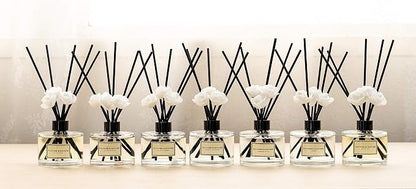 CULTURE & NATURE Reed Diffuser Set 6.7oz (200ml) French Lavender Scented Diffuser with Sticks Home Fragrance Reed Diffuser for Bathroom Shelf Decor