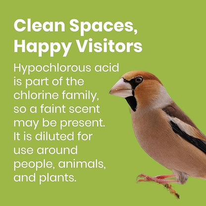 Good Salt Pet Bird Feeder & Birdhouse Cleaner, Natural Bird-Friendly Spray Formula, Made in the USA, 32 Ounce Bottle