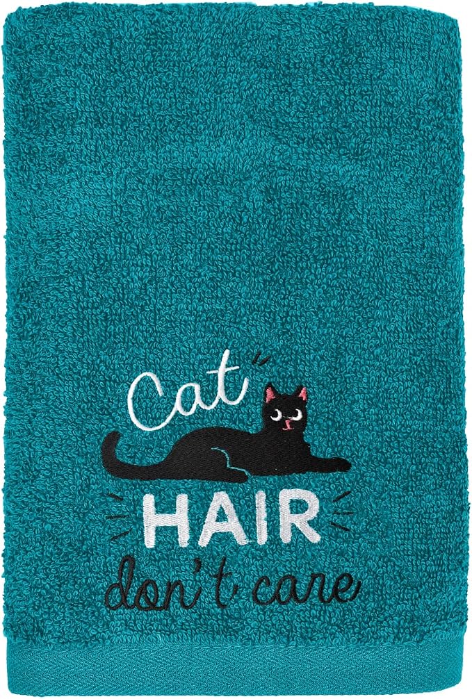 DAN RIVER Dog Towel - Pack of 1, 100% Cotton, 20x40, Ultra Soft 450 GSM, Super Absorbent & Quick Drying Towel for Dogs, Cats, and Other Pets, Teal.