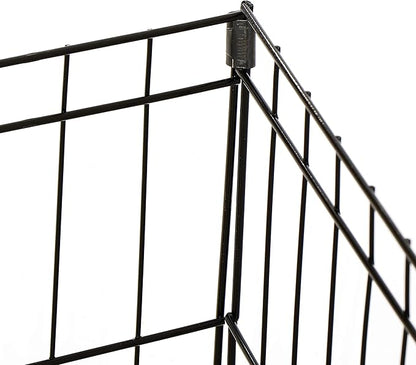 ZENY Puppy Pet Playpen 8 Panel Indoor Outdoor Metal Portable Folding Animal Exercise Dog Fence, 24'' W x 24'' H