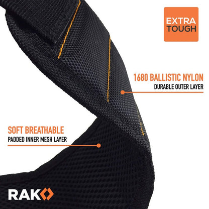 RAK Magnetic Wristband for Tools - Premium Tool Belt for Holding Screws Nails with Powerful Magnets, Birthday Gifts for Men, Cool Gadgets Stuff Gifts for Dad, Husband, Grandpa, Handyman, Him