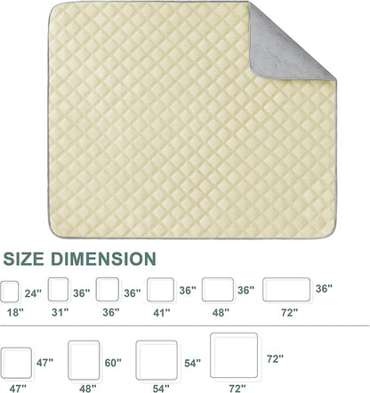 Eterish Reusable Washable Pee Pads for Dogs Large/Extra Large 36'' x 41'' 2 Pack, Absorbent Pet Puppy Dog Training Pads Non-Slip, Waterproof Whelping Potty Pads for Dogs Leak-Proof