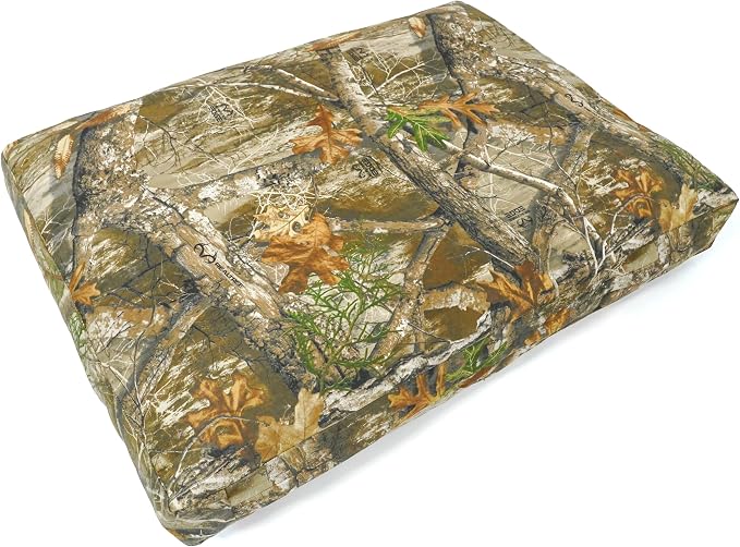 WHITEDUCK Durable & Comfortable Canvas Dog Bed Real Tree 28" Lx20 Wx4.3 H (S)