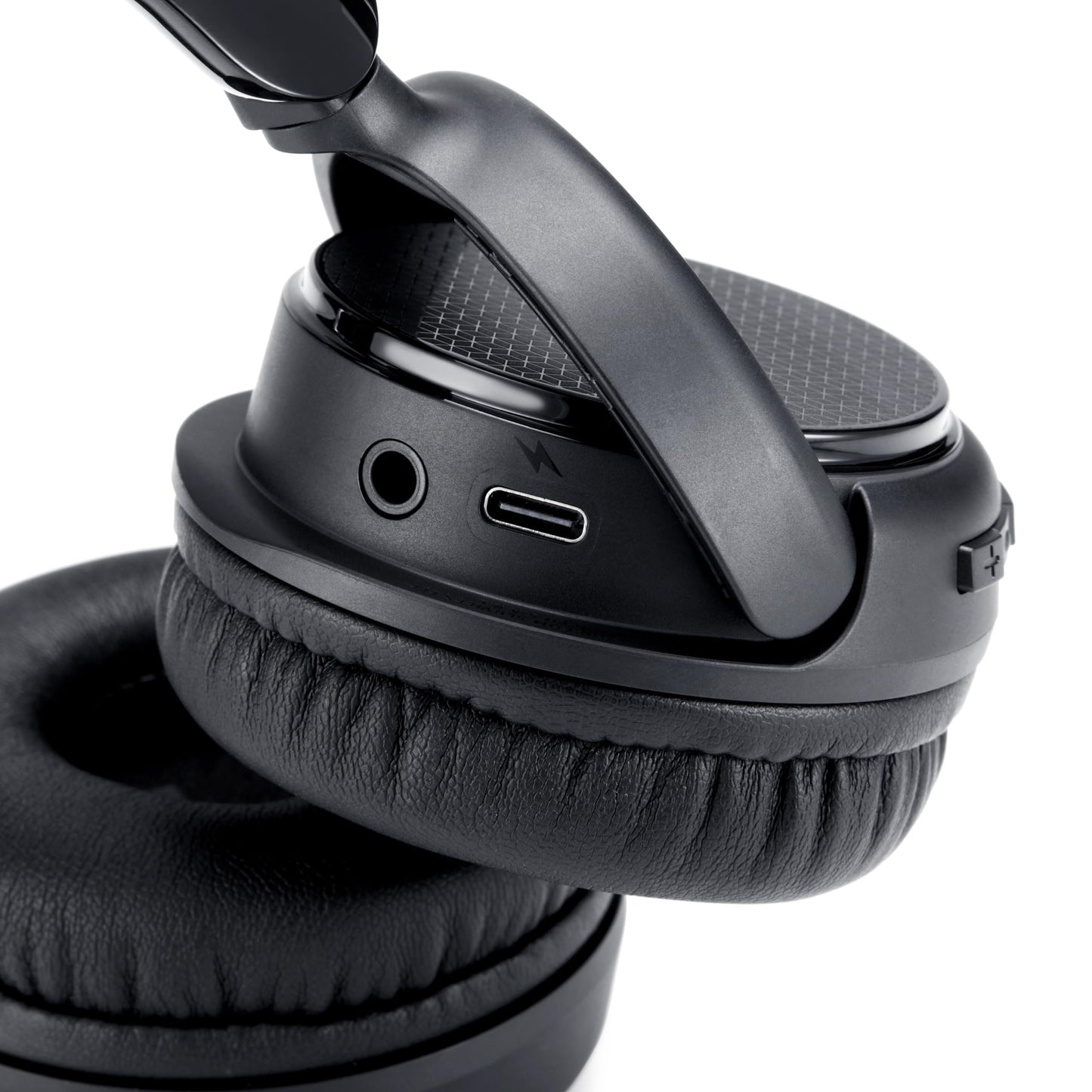 Amazon Basics Bluetooth On-Ear Headphones Wireless with Microphone, Deep Bass, 35 Hour Playtime, Foldable, Collapsible, Portable Travel Friendly, Black
