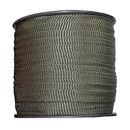 Habitech 250' Tree Tie Strap Staking and Guying Material - Made in USA - 1,800 Lbs Strength, Olive Green