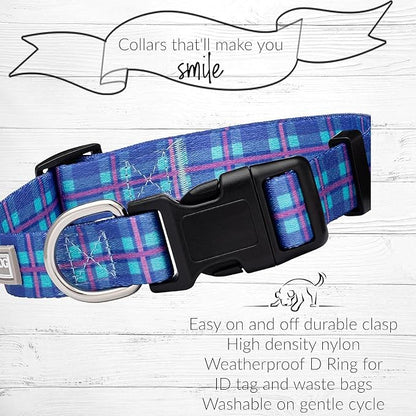 Lucky Love Dog - Adjustable Dog Collar and Leash Set with Easy Click Buckle for Small Dogs, Durable, & Comfortable Collar for Male & Female Dogs, Puppies & Adult Ones - Scotty Combo, XS