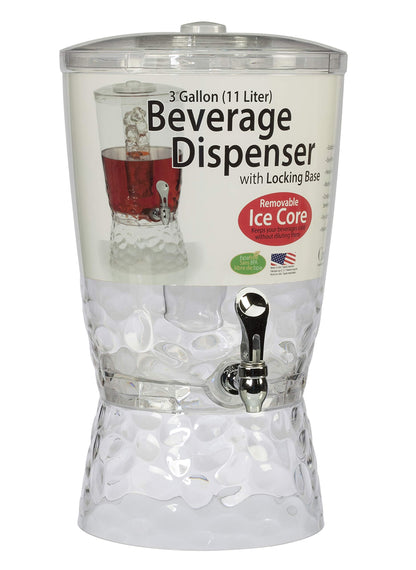 CreativeWare Pebbles 3 Gallon Beverage Dispenser