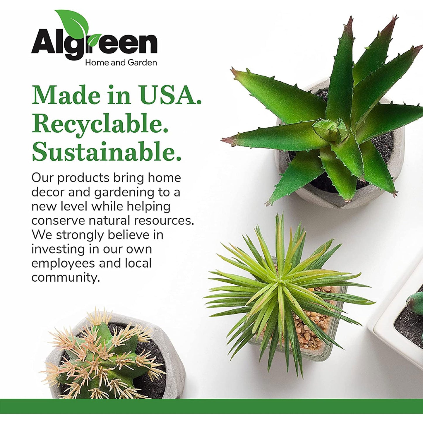 Algreen 43729 Acerra Weather Protected Recycled Composite Vase Planter Pot, Indoor or Outdoor use, Tall Lightweight 7 pounds, Rust
