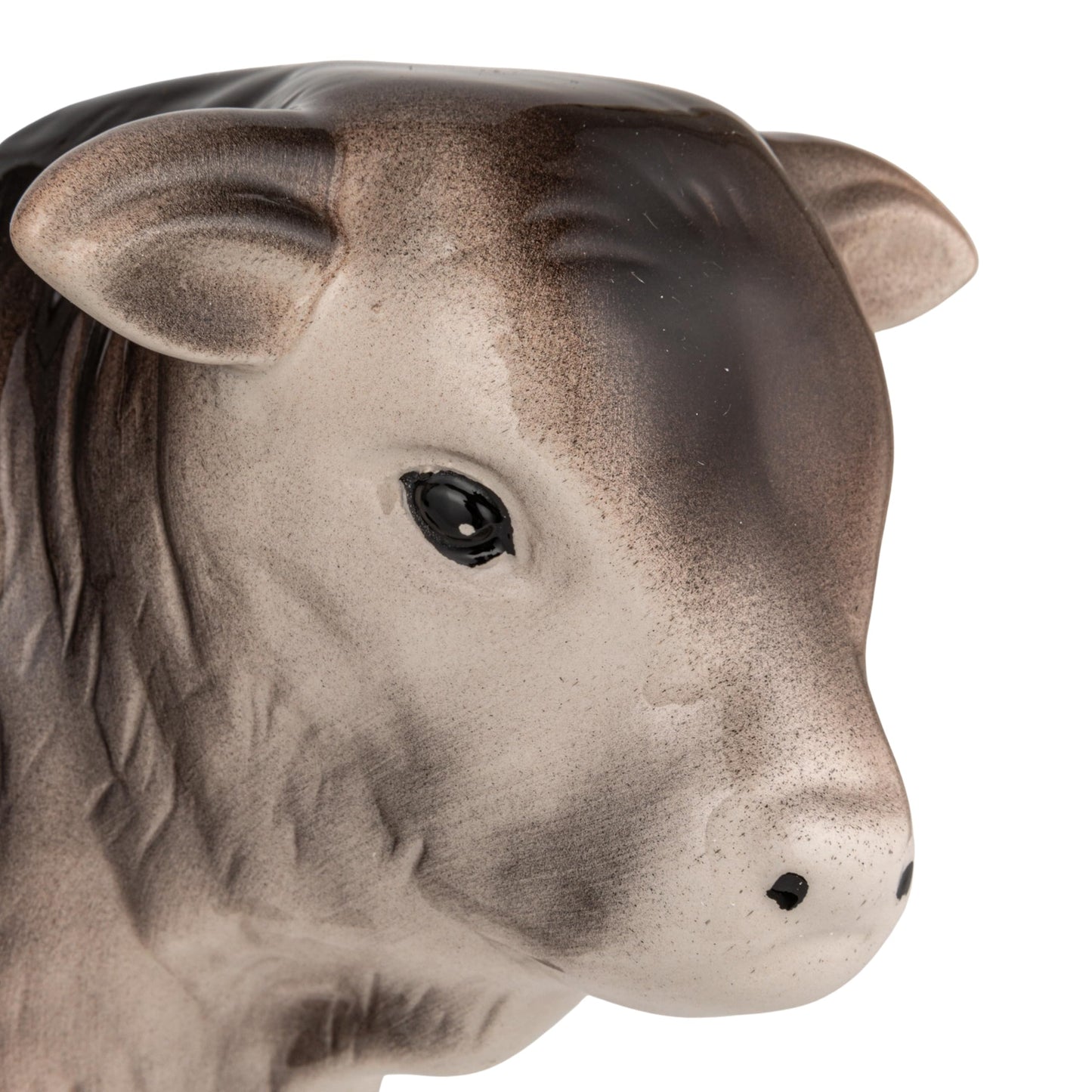 Creative Co-Op Vintage Ceramic Cow Shaped Cookie Jar