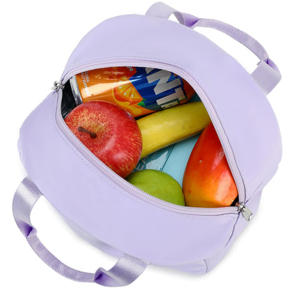 abshoo School Backpack for Girls Bookbag with Lunch Bag Teen Girls School Bag Travel Daypack (Purple)