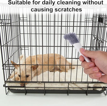 Bird Cage Cleaning Brush with Long Handle, Bird Cage Cleaner Durable Droppings Remover Tool Accessories for Pet Parrot Perches