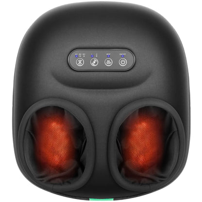 Medcursor Foot Massager Machine with Heat, Rolling, Deep Kneading, Shiatsu Foot Massager for Delivers Pain Relief, Tired, Plantar Fasciitis, Gift for Women Mom Men Fits Up to 13"