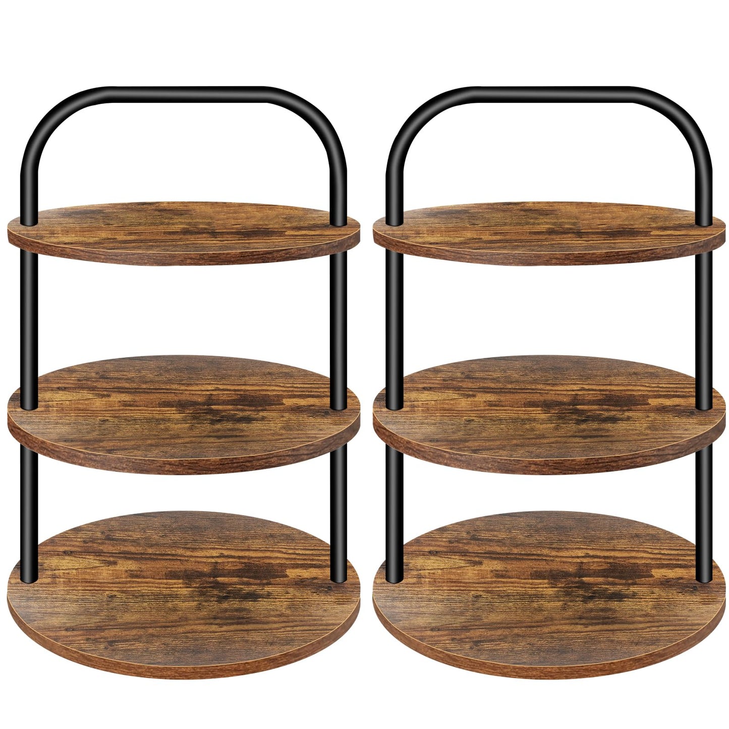 Cupcake Stand, Wooden Cupcake Stand for 100 Cupcakes 3 Tier Large Dessert Table Display Set Cupcake Tower Tiered Tray Stand Serving Tray for Party Supplies Vendor Display Farmhouse Decor
