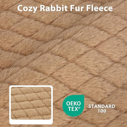 JOEJOY Orthopedic Dog Bed for Small Dogs, Washable Dog Crate Bed Small Sized with Removable Cover, Egg Memory Foam Pet Beds, Brown, 23"x17"