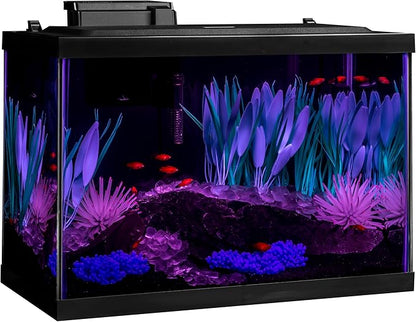 Tetra ColorFusion Aquarium 20 Gallon Fish Tank Kit, Includes LED Lighting and Decor