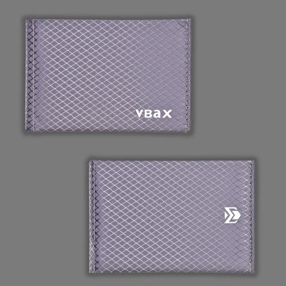 VBAX Microfiber Waterproof RFID Slim Bifold Wallet for Men - Minimalist Front Pocket Card Holder Holds up to 10 Cards and Cash, Grey