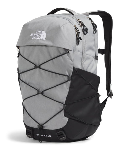 The North Face Borealis Commuter Laptop Backpack - Water Repellent, Laptop Sleeve, Large Main Compartment, Meld Grey Dark Heather/TNF Black-NPF, One Size