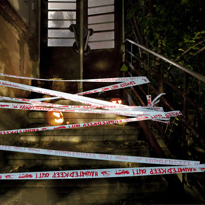 Chaoaixx 3 Pcs Halloween Fright Tape Bundle - Warning - Enter If You Dare - Haunted Keep Out, 3inx90ft Halloween Decoration Clearance,Caution Tape for Haunted Houses, Danger, Beware and Attention