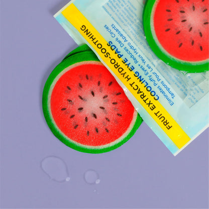 SpaLife Cooling Eye Pads - Korean Soothing Eye Pads for Dark Circles, Puffy Eyes, and Wrinkles - 48 Pads with Fruit + Vegetable Extracts - Revitalizing Hydrating Eye Pads for Eye Treatment (Cucumber)