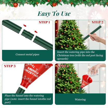 Kaiedos Christmas Tree Watering Funnel - 39 Inch Funnel, Reusable Design, Makes Watering Your Live Tree a Snap!