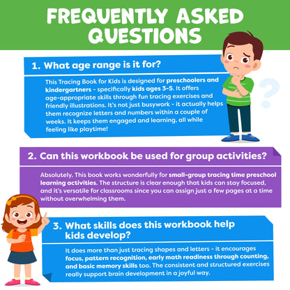 Preschool Learning Activities - Letter Tracing Books for Kids Ages 3-5 - Toddler Handwriting Practice - Learning Books for 4 Year Olds, Educational Learning Toys for 3 Year Old - 4 Year Old Boy Toys