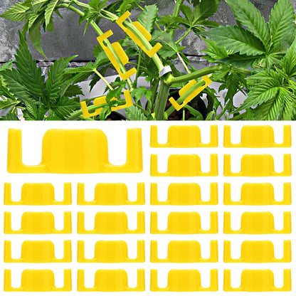 40 Pack LST Plant Training Clips – Durable & Reusable Stem Support for Low-Stress Training – Fits All Growth Stages