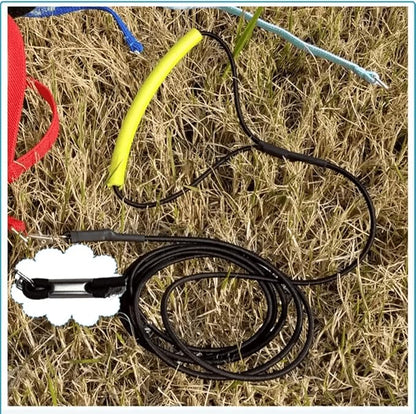 Bird Harness Leash Adjustable Outdoor Training Flying Harness Traction Rope with Cute Wing for Parrots Pigeons Budgerigar Lovebird Cockatiel Mynah (S,Yellow)