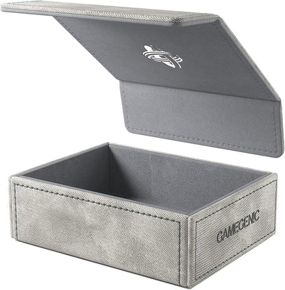 Gamegenic Token Keep - Premium Token Box for Safe Storage, Fits Dungeon 1100+ and Dungeon S 550+, Holds Tokens, Dice, and Cards, Fully Usable During Gameplay, Gray Color, Made