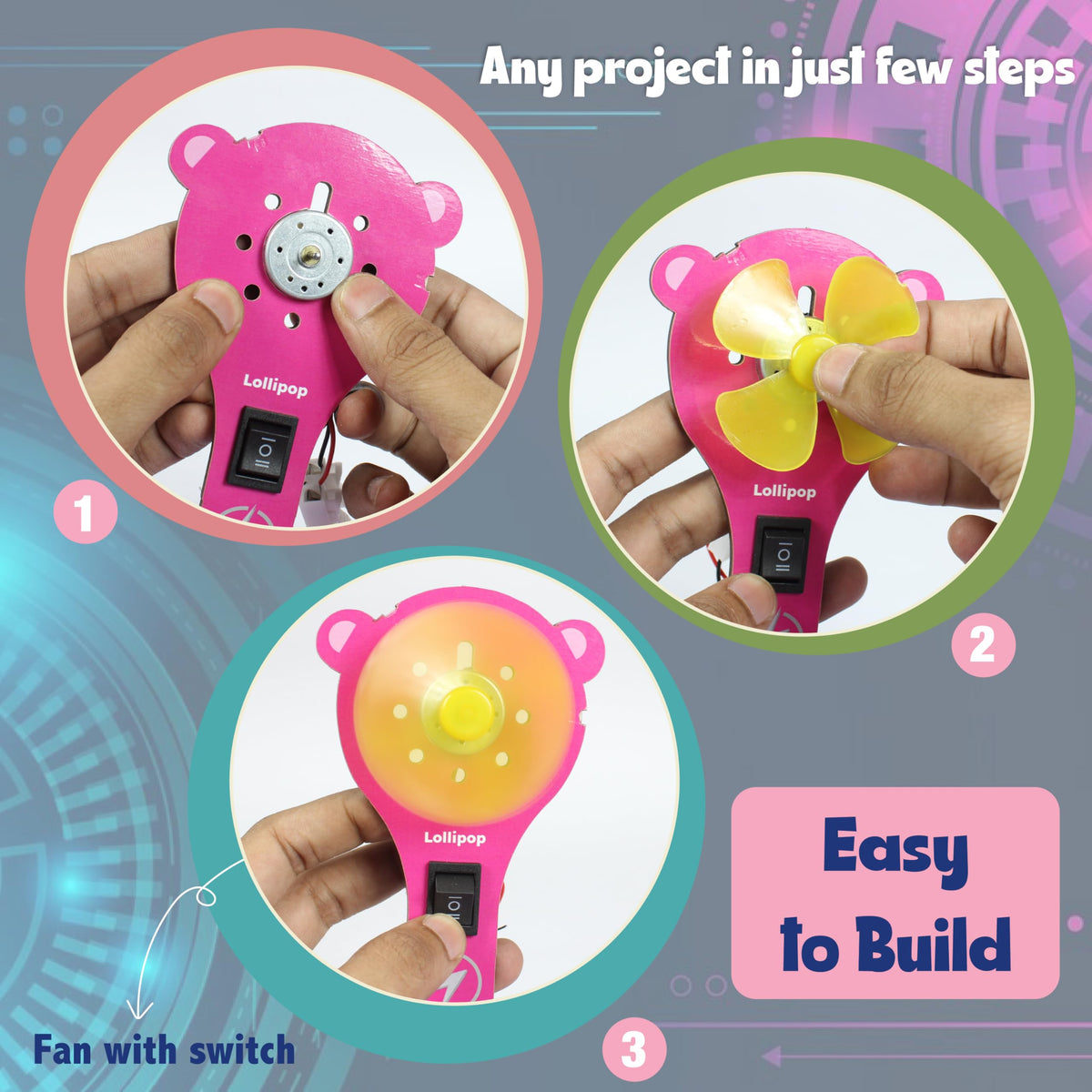 Butterfly EduFields 100+ STEM Projects | Girls Mini Engineering Kit for Ages 8 10 12 15 Years | Ultimate DIY Science Experiments for Kids | Educational Engineering Toys Best Birthday Gift idea