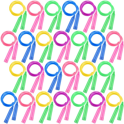 Elcoho 36 Packs Jump Rope Set 7.3 Feet Adjustable Skipping Rope for Kids Party Favors, Outdoor Activity, Birthday Reward Gift
