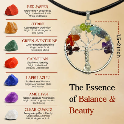 AstraVeda Crystal Tree, 7 Chakra Stones, Feng Shui, Healing Tree, Gemstones, Women Crystal Gifts, Healing Stones, Spiritual Gifts, Chakra Pyramid, Home Office Decor