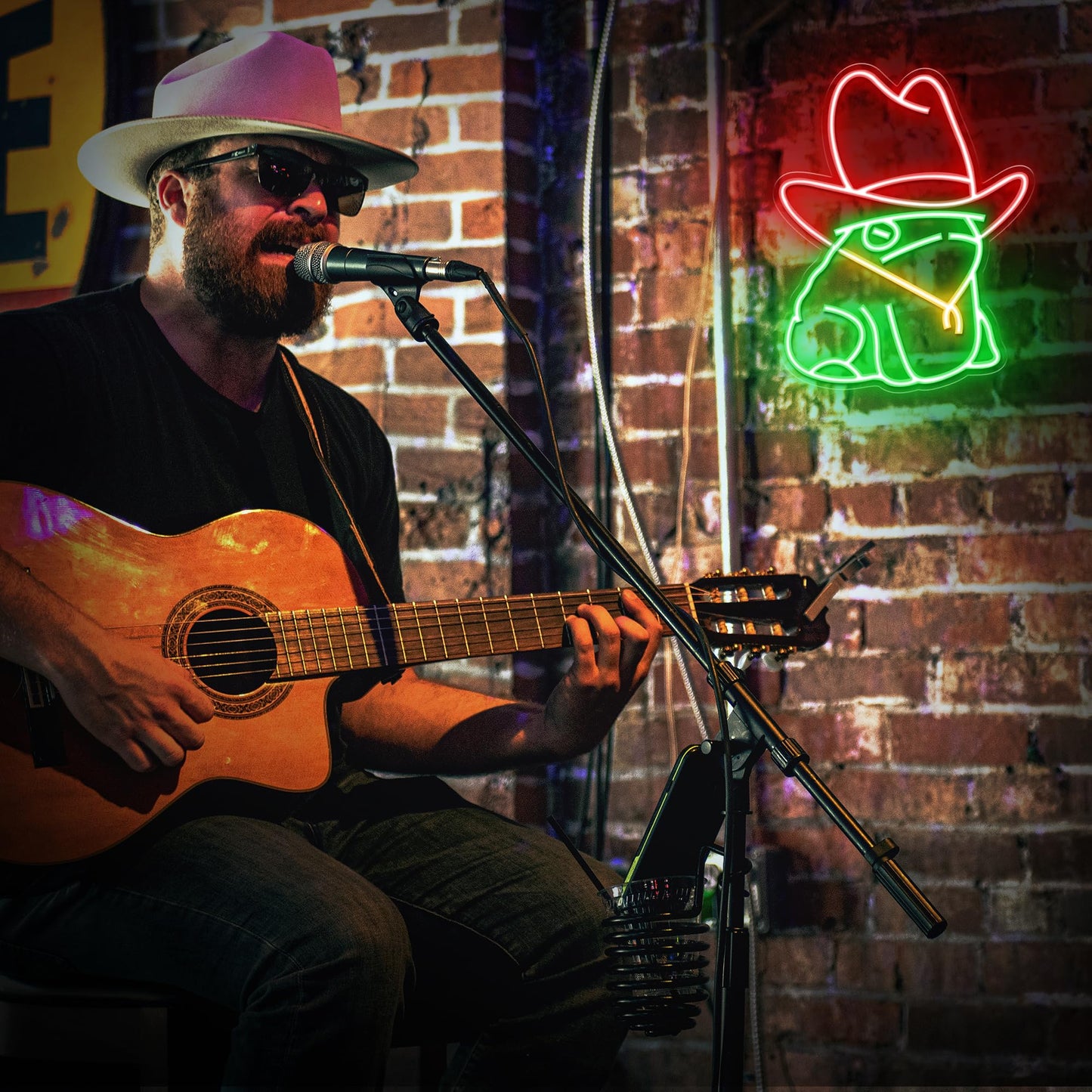 Kavaas Cowboy Boot Neon Sign, Neon Cowboy Hat Sign for Wall Decor | Western Neon Sign for Bedroom, Bar, Office, Man Cave - Best Gifts for Rodeo Enthusiast, Birthday, Christmas