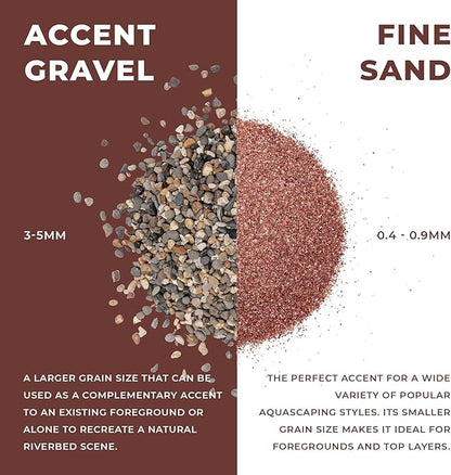 UNS Controsand - Morocco, 8L - Natural Freshwater 0.4-0.9mm Reddish Sand for Aquascaping Planted Tanks - Aquarium, Terrarium, Paludarium Substrate for Betta, Shrimp, Fish, Jumping Spider, Turtle
