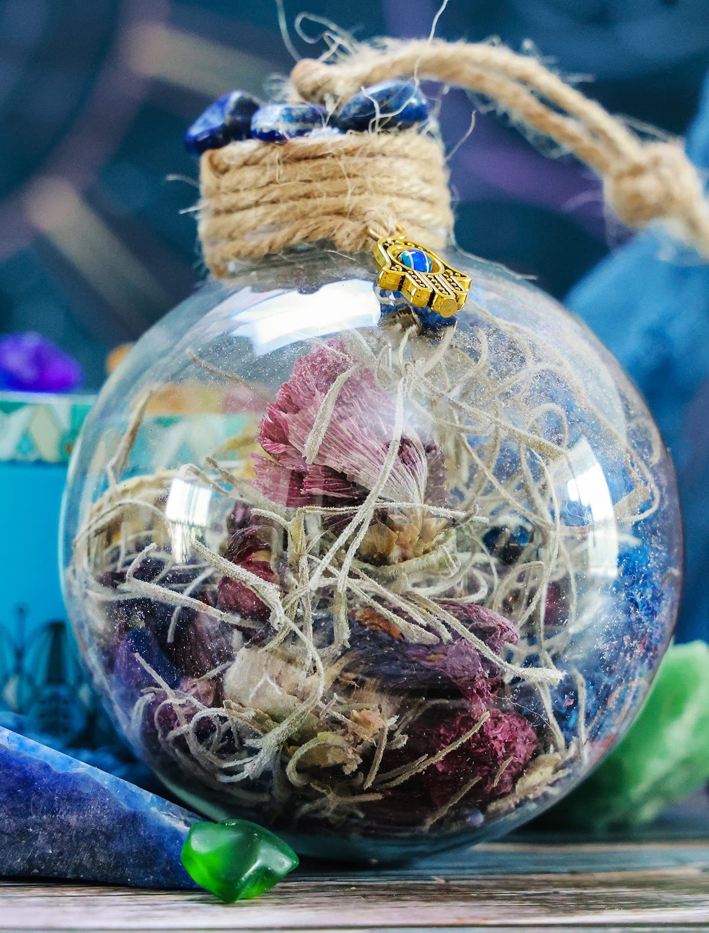Witches Ball Divination Necromancy Protection Balls Altar Tools Goddess Spell Jar Collection Witches Blessing for Protection from Evil Banish Negative Energy Deflect Psychic Attacks