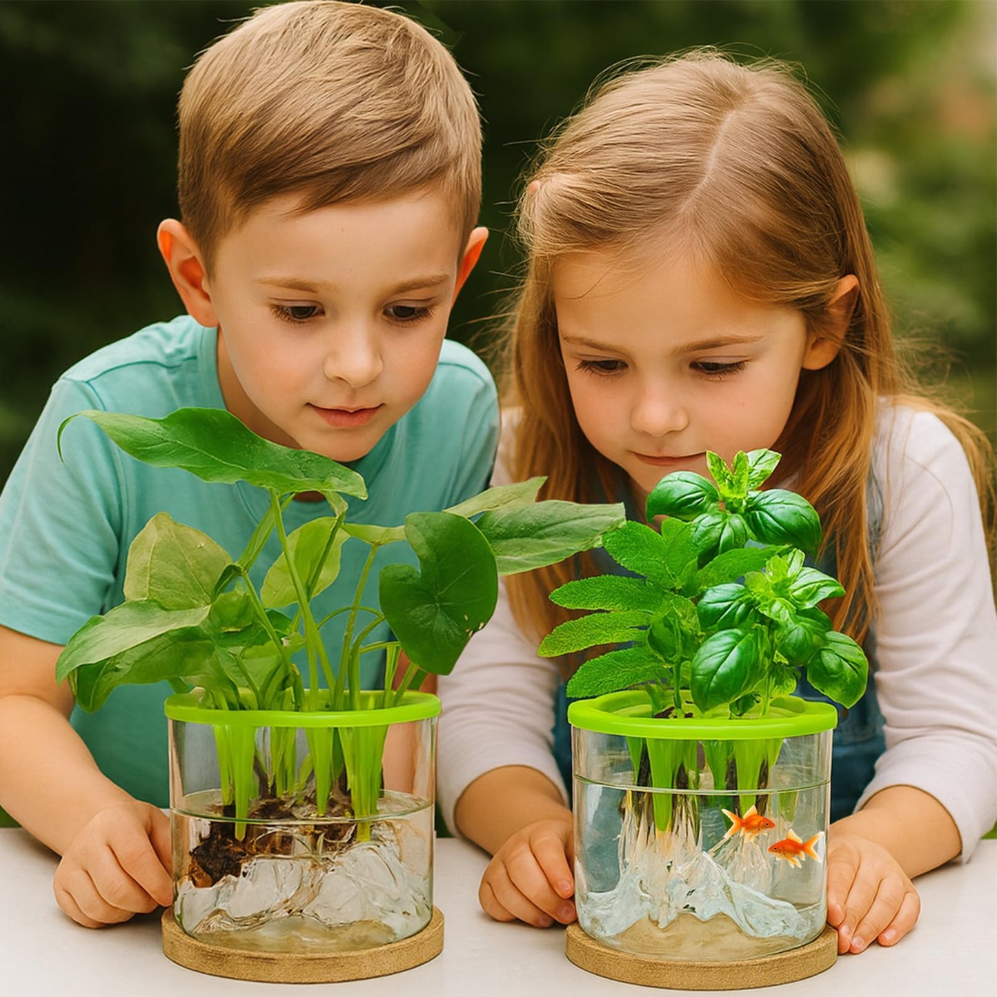 Plant Terrarium Kit, Christmas Birthday Gift for Gardener Women Mom Garden Lover | Home Office Decor