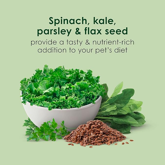 Kaytee Super C Greens, Daily Food Topper with Superfoods for Small Animal Pets, Contains Long-Lasting Vitamin C for Immune Support, 2.75 Ounces, Pack of 6