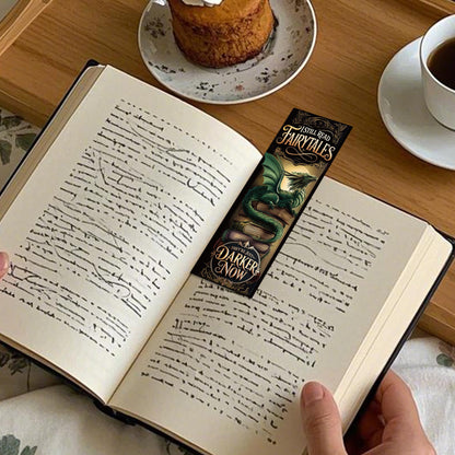 100PCS Dark Academia Bookmarks Bulk, Gothic Witchy Horror Book Marks for Reading, Paper Book Marker Clips for Women Men Halloween Christmas Book Club Gifts School Office Supplies