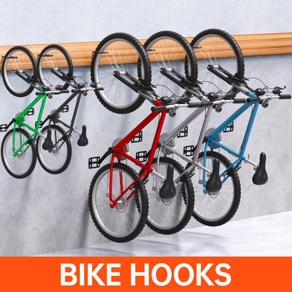 GURADESIGN 16-Pack Heavy Duty Bike Hook, Loading Capacity 100 LBS, 6 inch, Bike Hooks for Garage Wall and Garage Ceiling